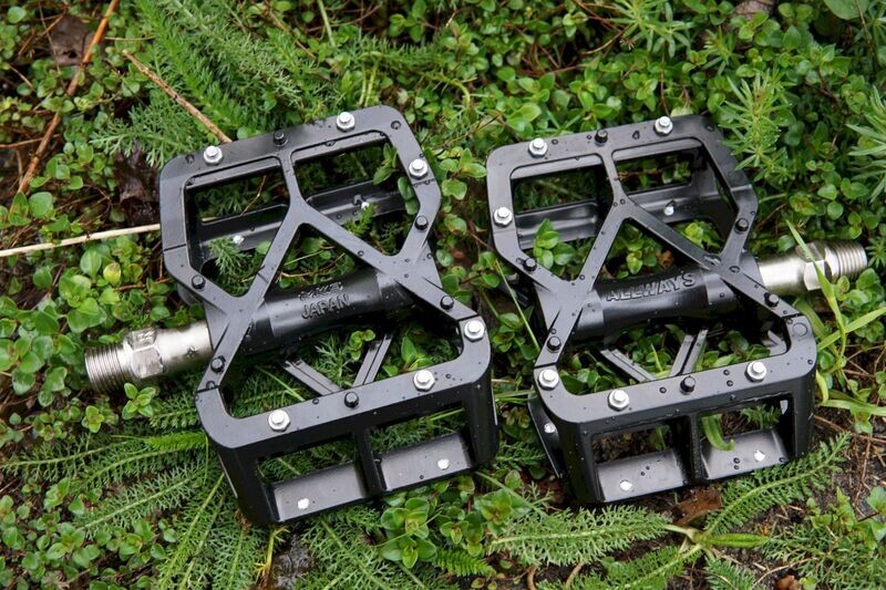 MKS Allways Black platform pedals, normal 9/16" threaded (non EZY)