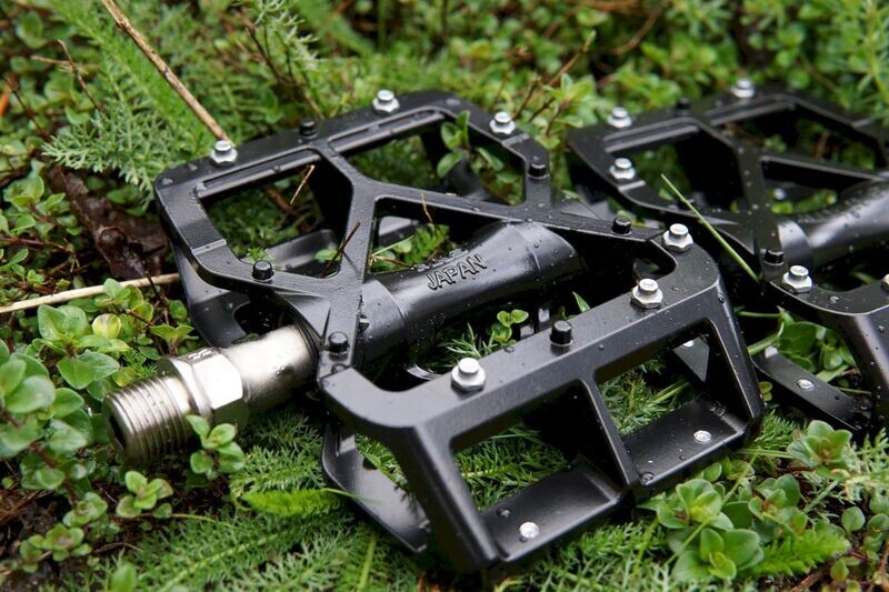 MKS Allways Black platform pedals, normal 9/16&quot; threaded (non EZY)