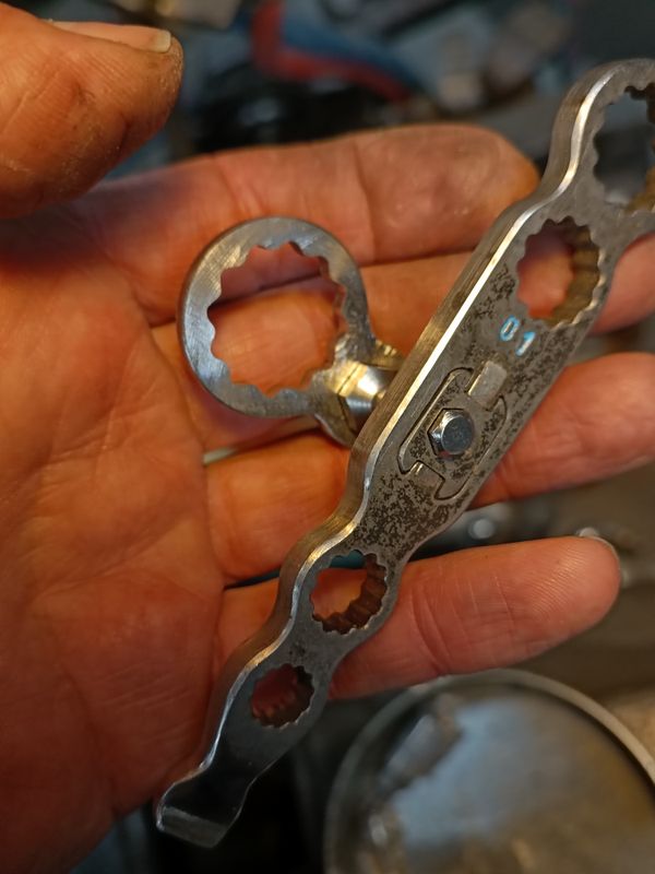 Eerder metaal 19mm ringspanner for 10mm hex bit / Eerder Toolkit
