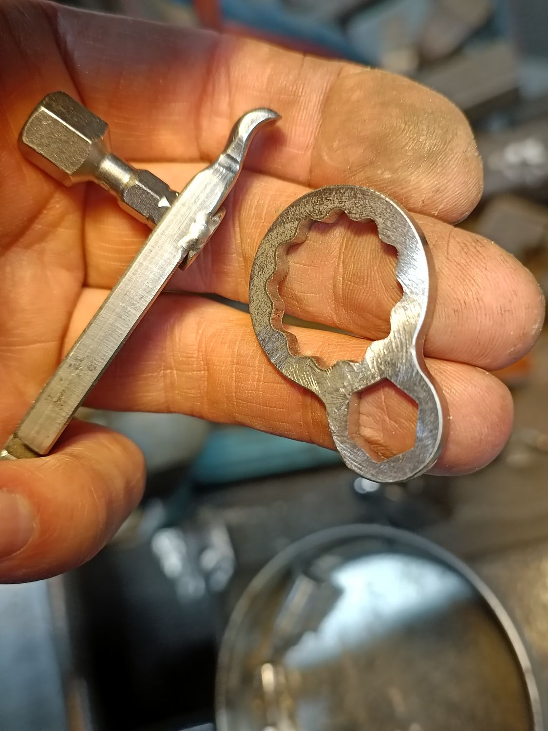 Eerder metaal 19mm ringspanner for 10mm hex bit / Eerder Toolkit