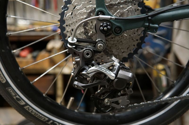 Eerder metaal Quick release derailleur gear kit Standard for Brompton G line