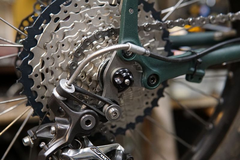 Eerder metaal Quick release derailleur gear kit Extended for Smart Sam 2.35" for Brompton G line