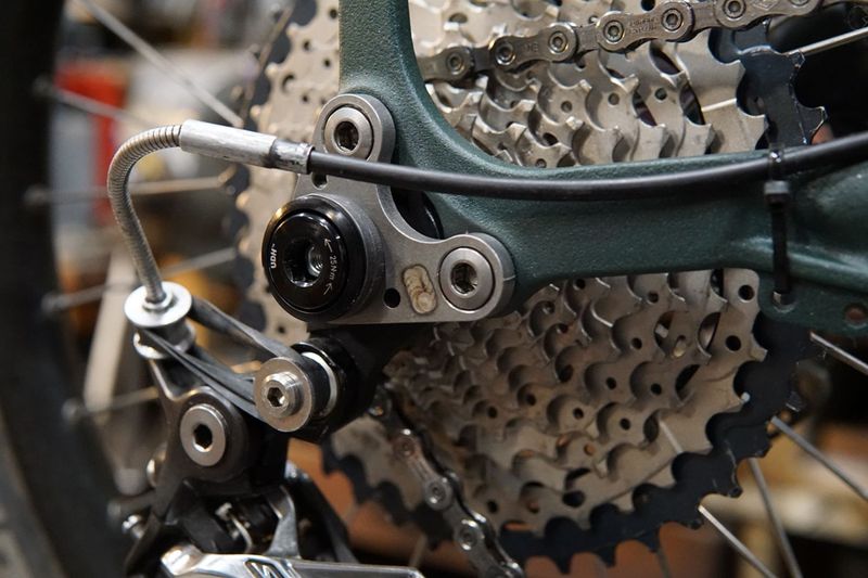 Eerder metaal 12x1mm Tru axle UDH derailleur gear kit Extended for Smart Sam 2.35" for Brompton G line