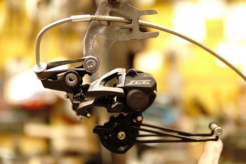 ​Eerder metaal Diabolo set for Shadow derailleur on a Brompton