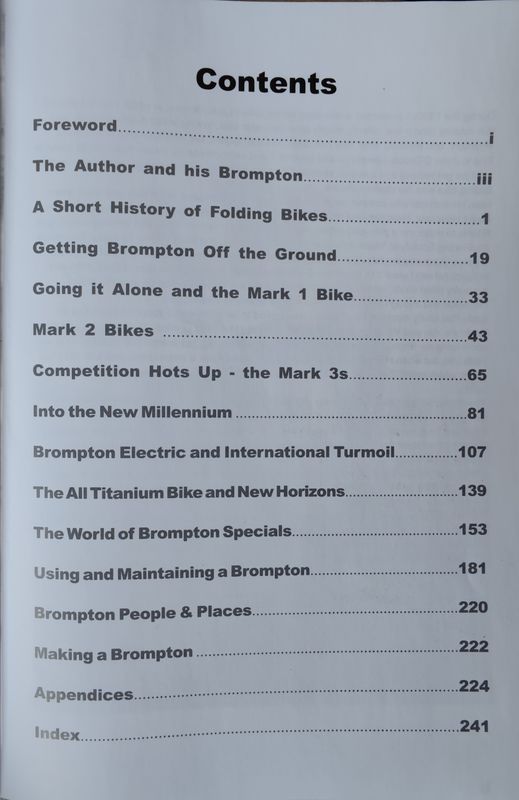 Brompton Bicycle book by David Henshaw 4th Edition 2024 with new sections about ao. the Eerder Xplorer bike and the T line