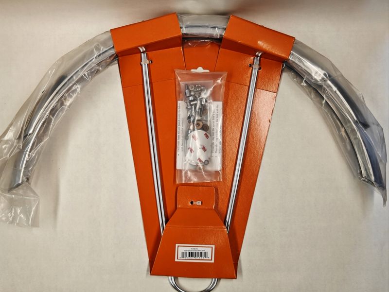 Velo Orange 20" mudguards 60mm wide polished aluminium