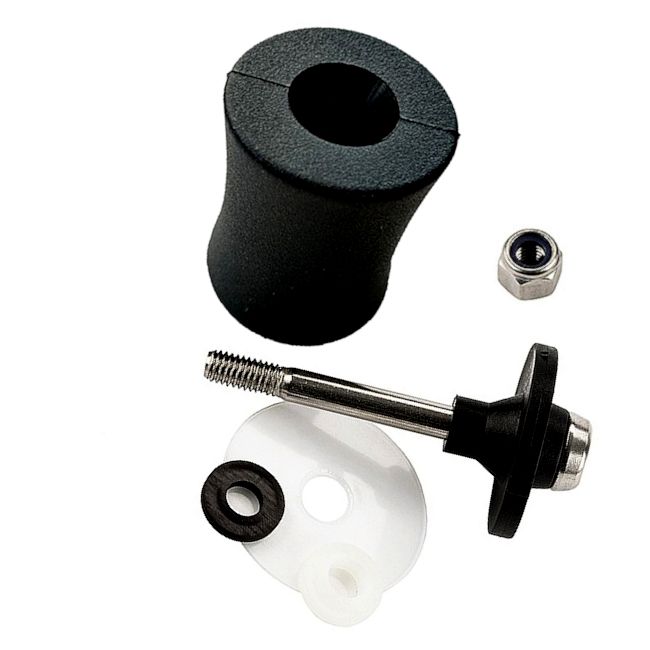 Brompton suspension block complete with bolt and plastic end plate