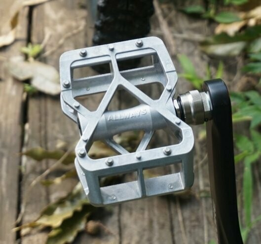 MKS Allways Silver Platform pedals,both sides EzySuperior