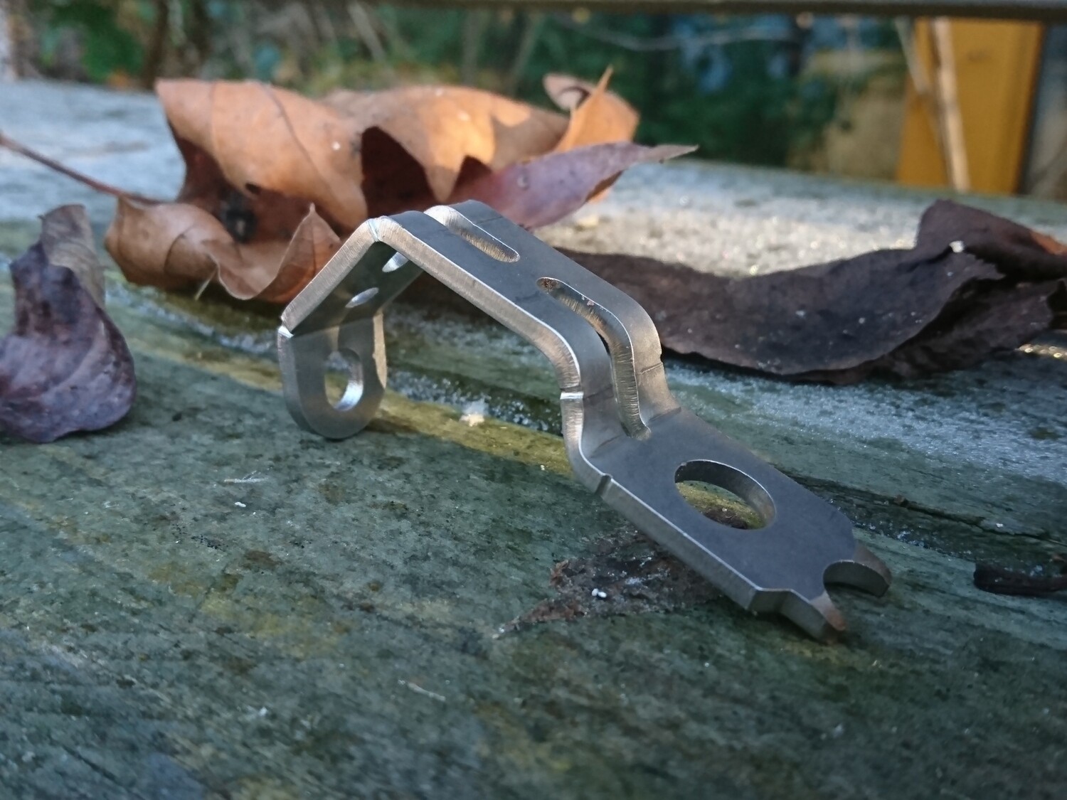 Eerder metaal Light bracket for Brompton forks fits Cateye Volt and Ampp lights