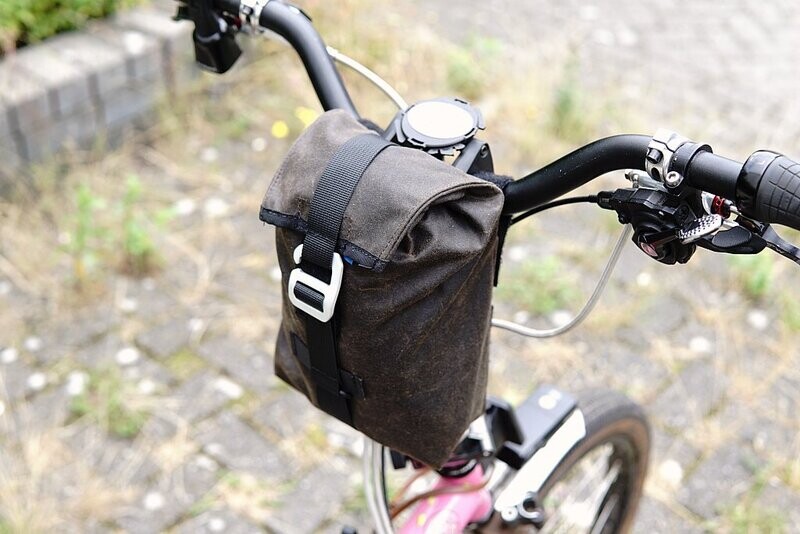 Eerder Xplorer fold top pocket MK3 Anthracite color G hook handlebar/saddle bag and pocket for Xplorer bag