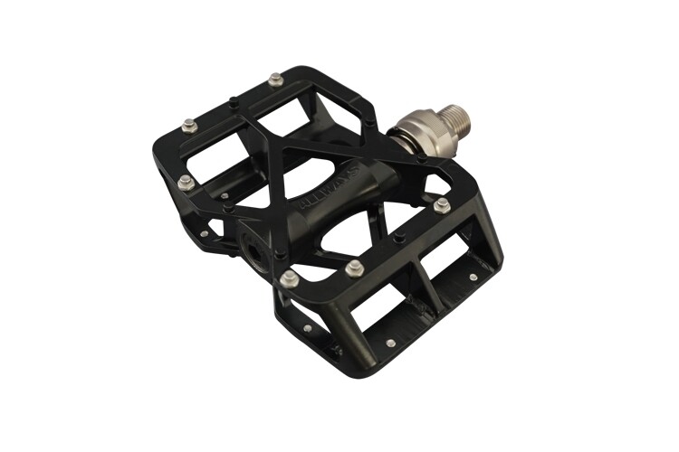 MKS Allways Black platform pedals, left side Ezy Superior , right side normal