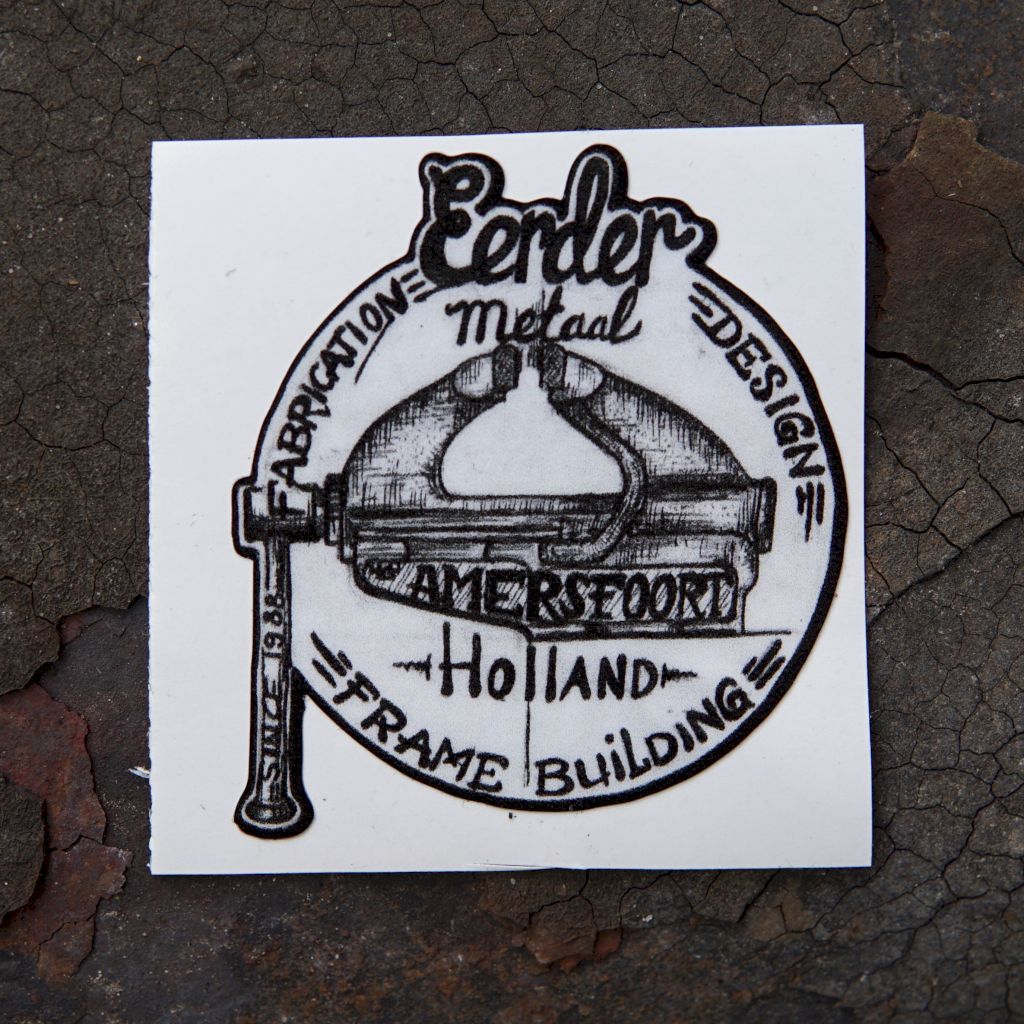 Eerder metaal sticker bench vise