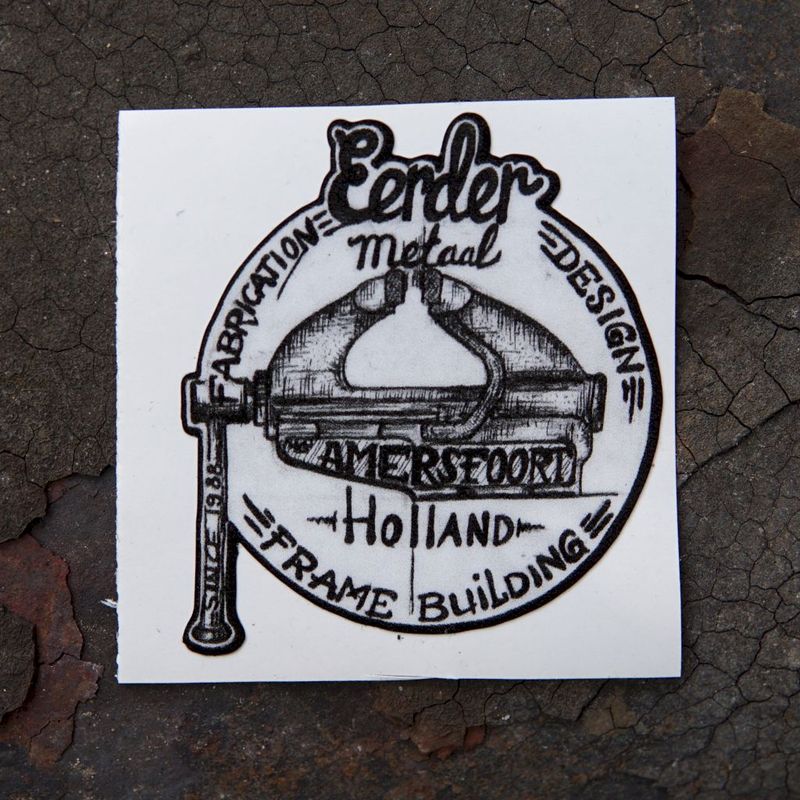 Eerder metaal sticker bench vise