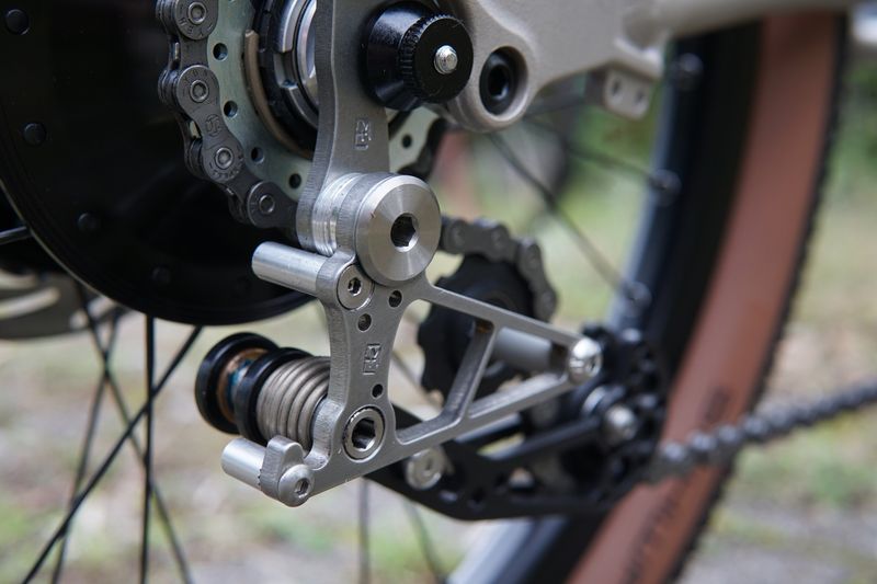 Eerder metaal chain tensioner Mk3 for Rohloff and Alfine gearhub on Brompton G line