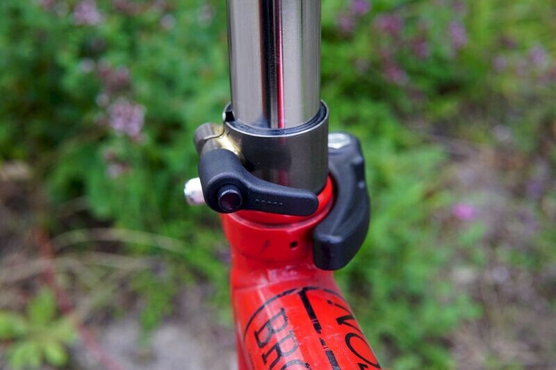 Eerder metaal #ASS Mk3 Anti Seatpost Slippage device with adjustable thumb lever and alignment cam for Sebastian