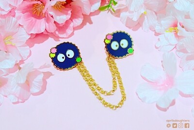 Soot Sprite | Collar Pins