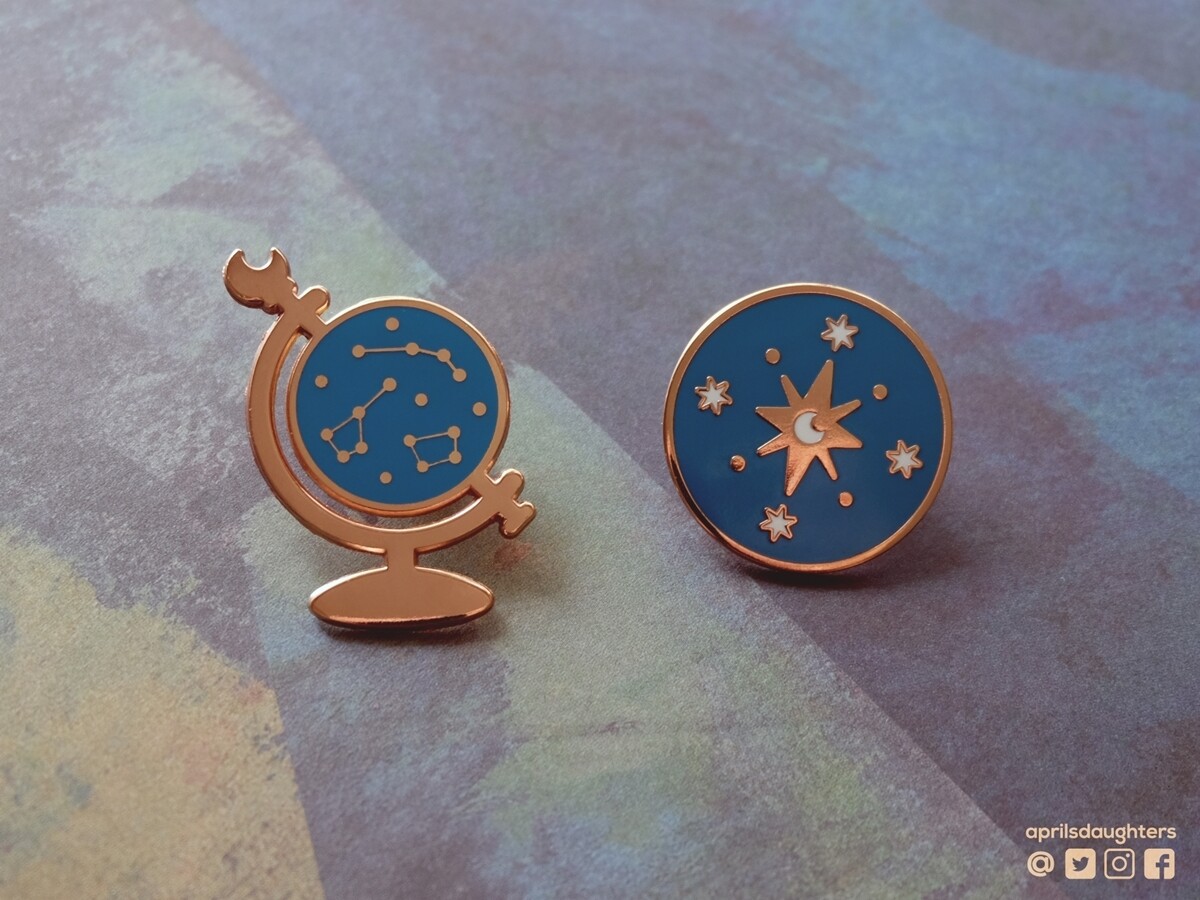 Astronomy | Enamel Pins set