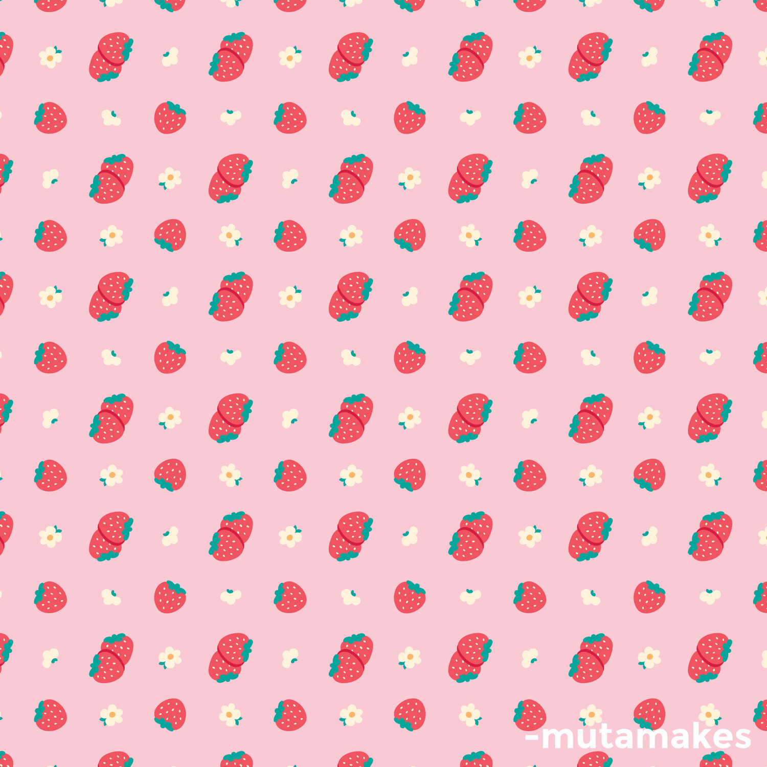 Strawberry Pink | Fabric
