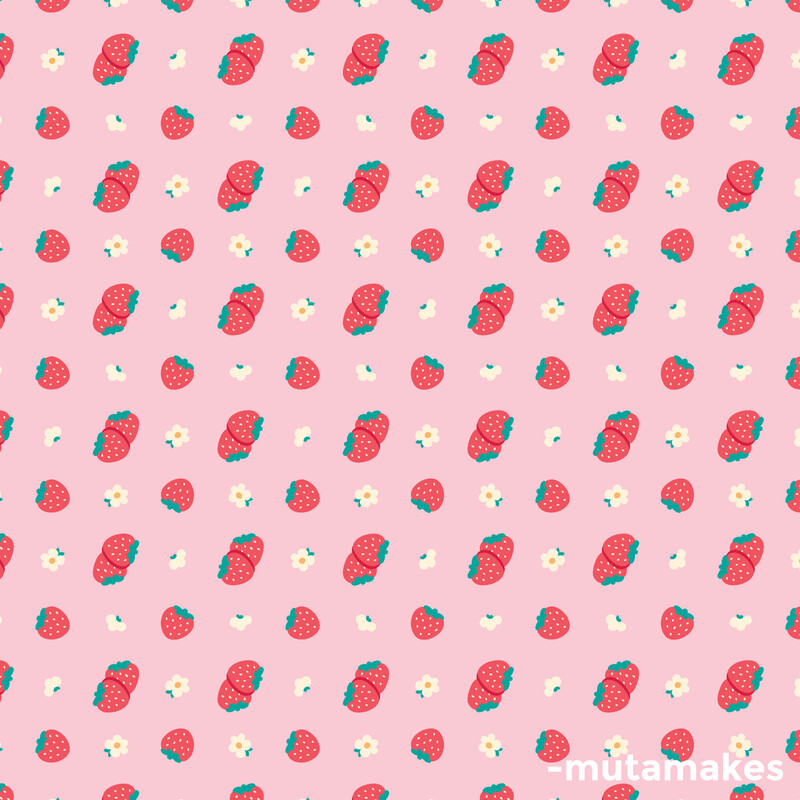 Strawberry Pink | Fabric
