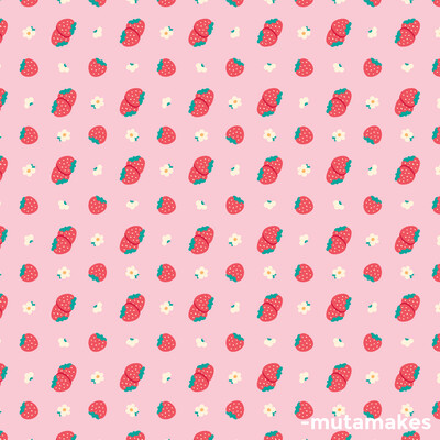 Strawberry Pink | Fabric