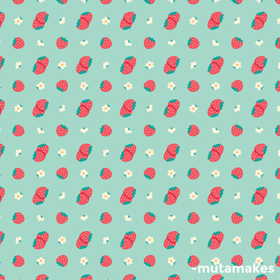 Strawberry Mint | Fabric