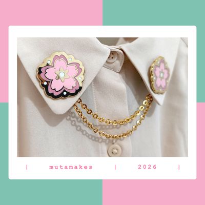 Sakura | Collar Pins