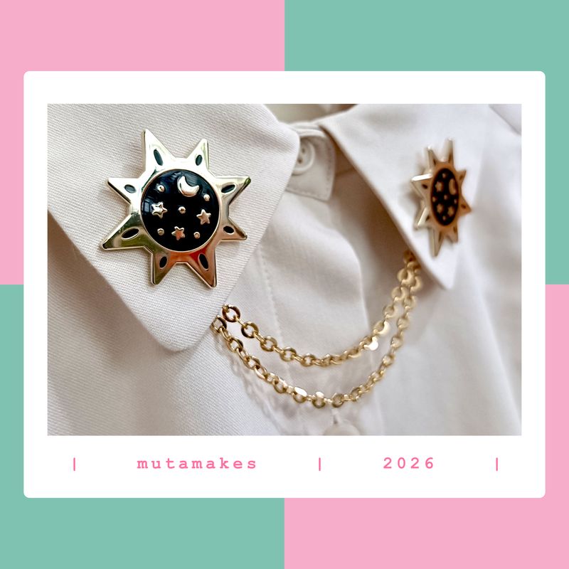 Star Flare | Collar Pins