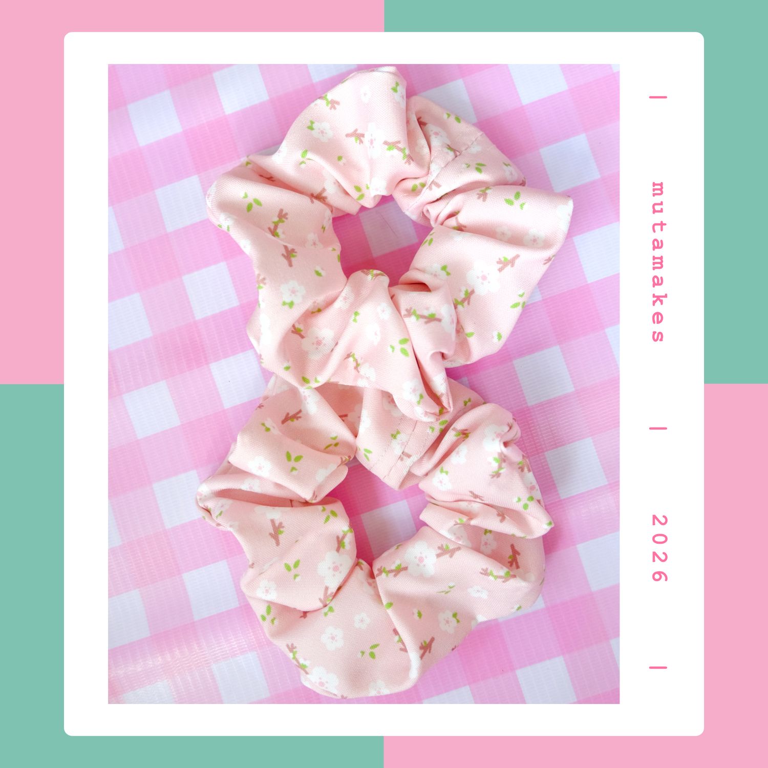 Sakura | Handmade Scrunchies