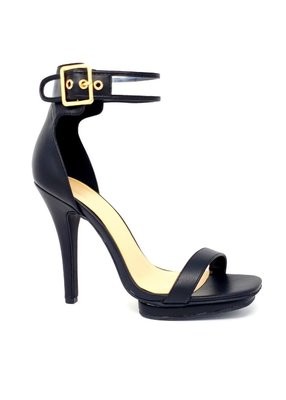 Luisa Clear Ankle Strap High heels By DV8 Shoes