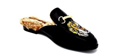 Tiger Flat Slippers By DV8 Shoes
