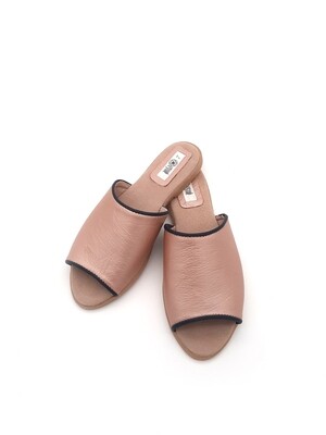 Peep toe mules