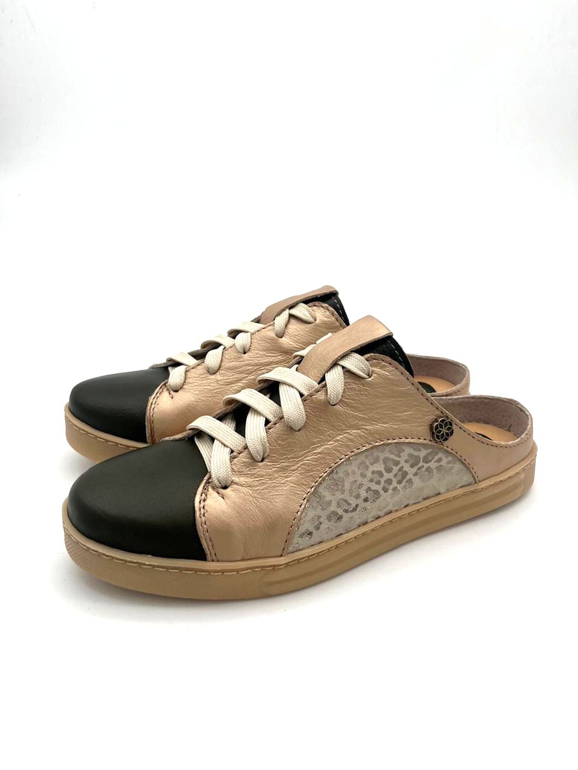 Zuka Slip On_Olive &amp; Gold