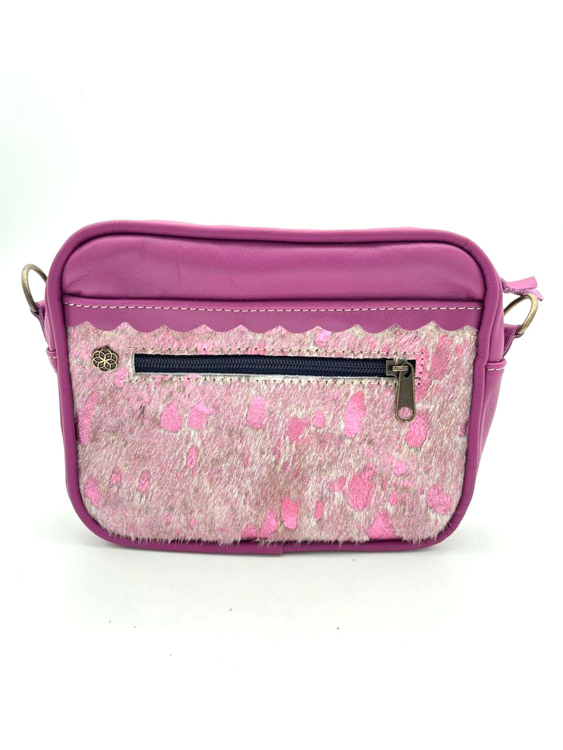 Leather square Bag: Analogue Purple Colorway