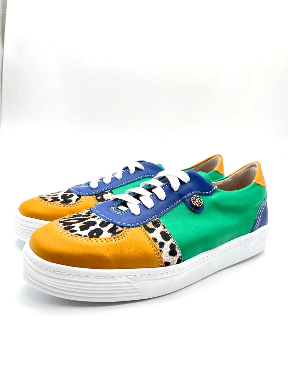 Suikerbossie Sneaker - Tumeric, Grass Green &amp; Jag