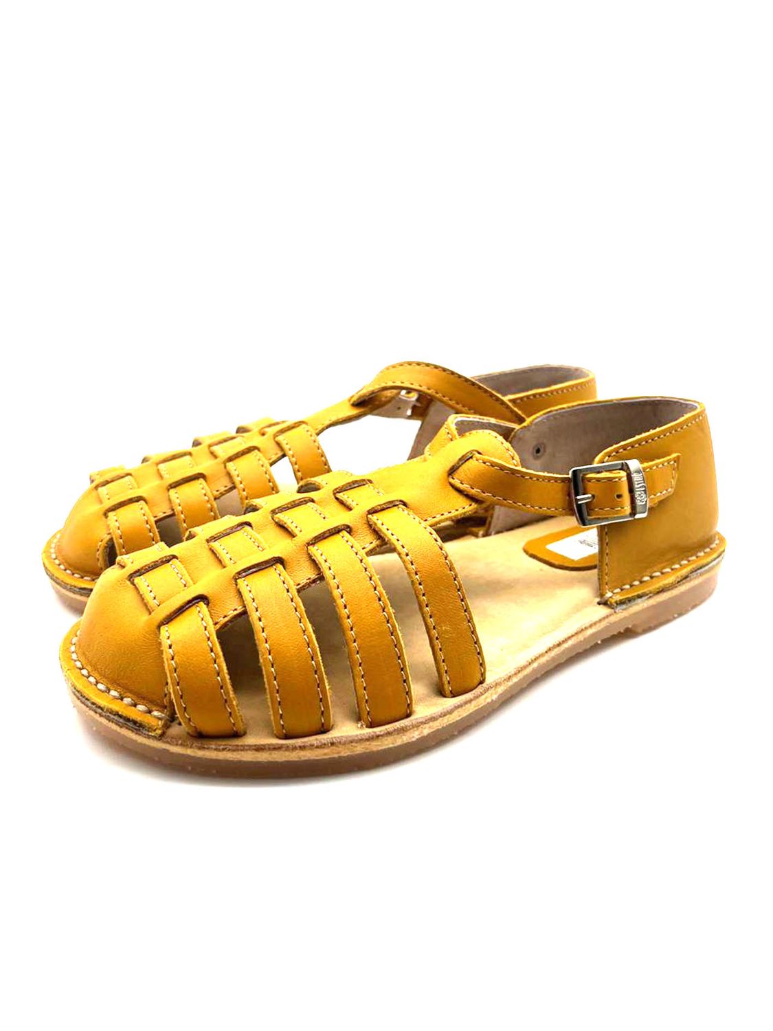 Barefoot Fisherman Sandals: Turmeric