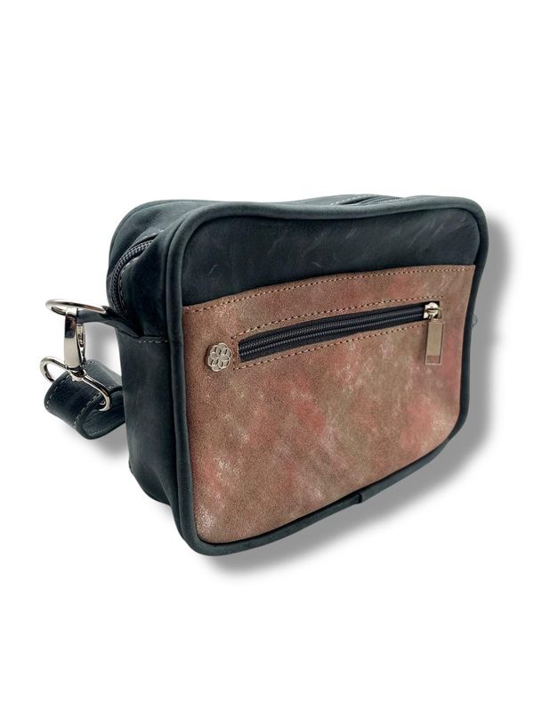 Leather square Bag: Analogue Purple Colorway