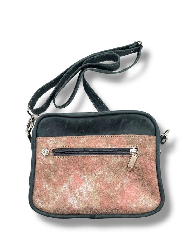 Leather square Bag: Analogue Purple Colorway