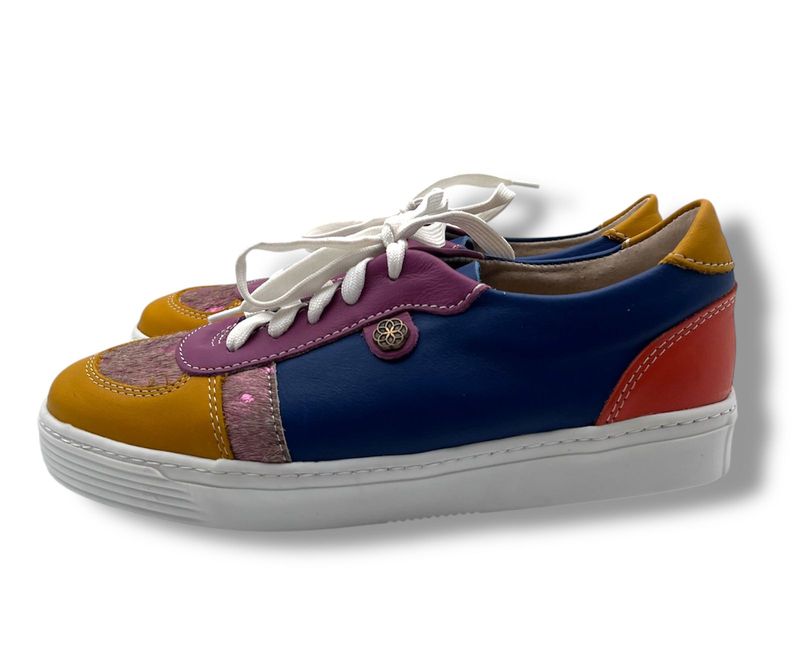 Suikerbossie Sneaker - Cobalt Blue &amp; Tumeric
