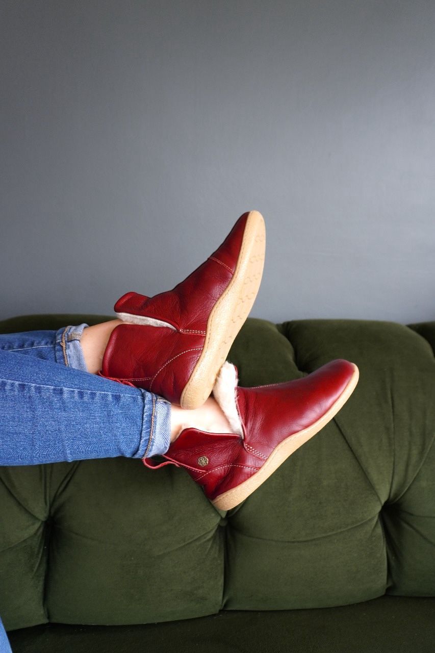 Axis Sheepskin - BURGANDY