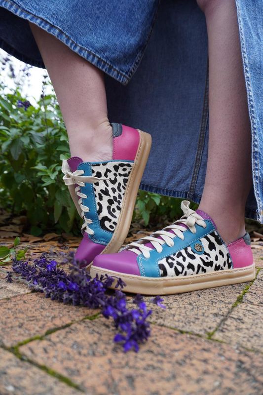 Skaamrosie Sneaker: Purple Combo