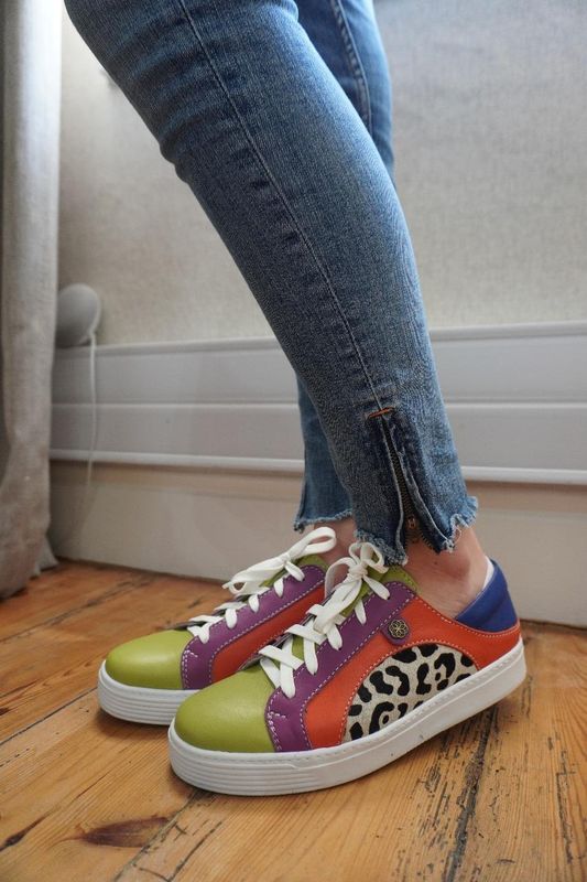 Zuka Sneaker Coller _ Lime &amp; Cobalt