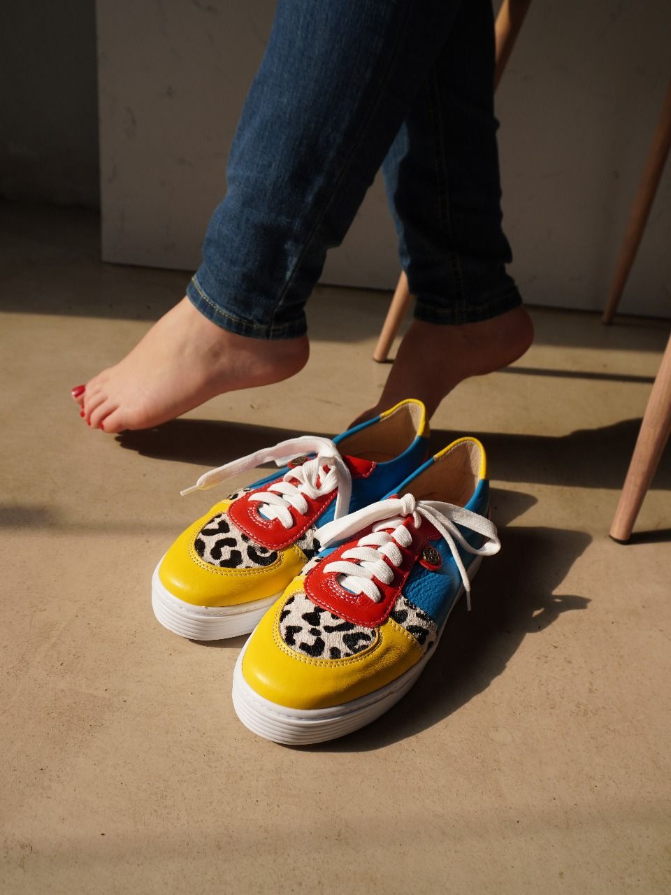 Suikerbossie Sneaker - Mentol blue