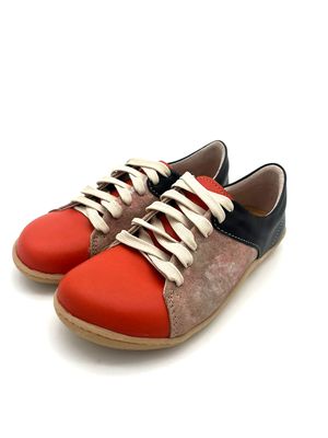 Xoala Barefoot Sneakers: Coral Sunrise Colourway