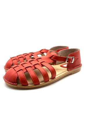 Barefoot Fisherman Sandals - Coral