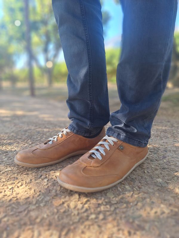 Wing Tip Barefoot Sneaker - Men