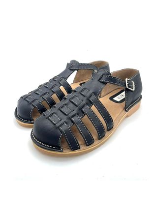 Barefoot Fisherman Sandal - Black // Mens