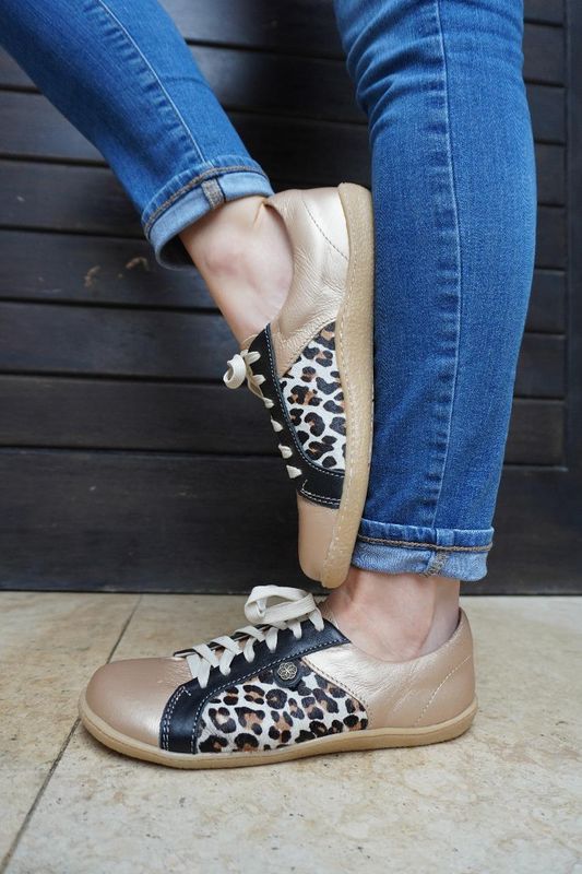 Barefoot Skaamrosie: Gold, Black and Jaguar