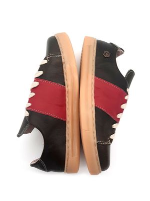 Gazania Sneaker - Black &amp; Red Combo