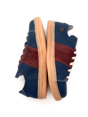 Gazania Sneaker - Navy &amp; Burgundy