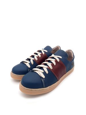 Gazania Sneaker - Navy &amp; Burgundy